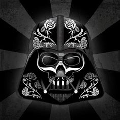 Darth Vader Día de Muertos México #darth #skull #vader #sugar