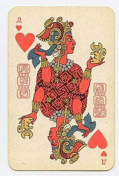 FFFFOUND! | English Russia » The Soviet Mayan Playing Cards #joker