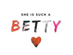 BETTY #pattern #animated #gifs #color #fashion #clueless #typography