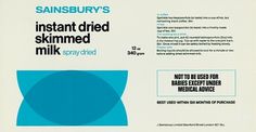 Creative Review - When Sainsbury's was out on its own #packaging #vintage