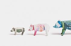 Payment Systems Group on the Behance Network #photography #origami #pho #bears #money