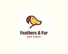 Feathers & Fur by lumo #logos #dogs #fur #feathers #store #birds #pets #pet