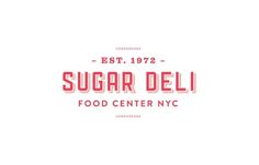 Sugar Deli Food Center #design #sugar #food #brand #logo