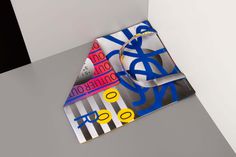 Outlier branding modern hipster graphic design blue red stationery mindsparkle mag print business card
