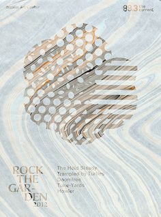 Rock the Garden 2012 Graphic Identity — Design — Walker Art Center #overprint #print #identity