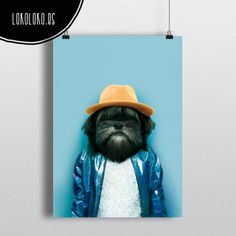 #animals #clothe#fashion #hipster #dog #poster