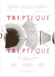 triptique / Raffael Stüken / Büro für Grafik Design #poster
