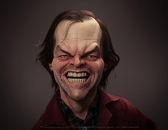 Jack Nicholson 3D character