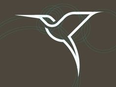 Dribbble - Hummingbird by clrq #logo #symbol #hummingbird #ratio