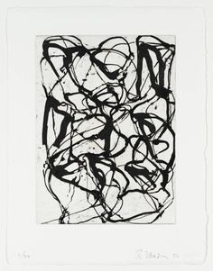 brice marden - looks like Picasso Black and White paintings