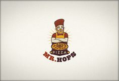 Mr. Hops #character #chef #food #pizza
