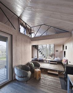 Low-energy wooden house