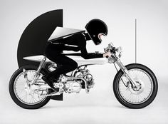 PLATONIC SOLIDS by Konstantin Kofta - artnau | artnau #geometry #helmet #black #backpack #motorcycle