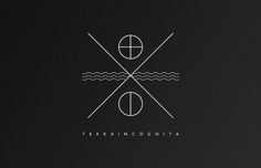 Ritxi Ostáriz. Terra Incognita #logo #inverted #minimalistic