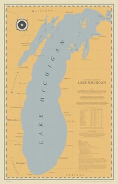 Cabbage Creative #creative #michigan #design #graphic #map #cabbage #studio #lake