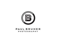 Paul Bruner Photography logo, by Mike Bruner #logo #bruner #photographer