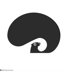 Squirrel by Marc Antosch #mark #logomark #branding #monogram #logo