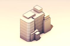 Low Poly [Isometrics] on Behance #illustration #low #poly