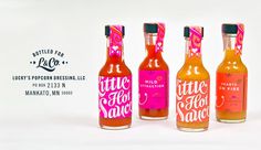 LittleCo_Valentine_01 #sauce #packaging #little #hot #typography