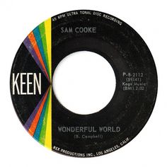 Center Of Attention | The Art Of Record Center Labels | Sam Cooke – Wonderful World #record #type #center