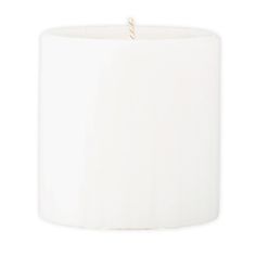 Marbled Pillar Fresh Cotton & Lavender Scented Candle, 7 x 7 cm