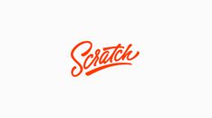 Scratch Logo, by Sergey Shapiro #inspiration #logotype #creative #script #design #graphic #logo #typography