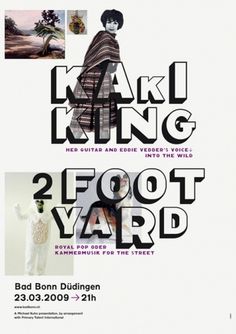 kaki king & 2 foot yard #poster