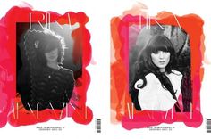 Rika Magazine by NR2154 | Trendland: Fashion Blog #paint #photography #editorial #magazine #typography