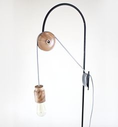 Pulley Light by 2ND SHIFT STUDIO #lamp #design #light #minimal