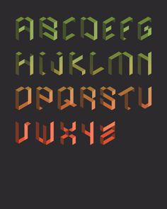 Type Hello World #font #alphabet #type #typo #typography