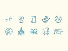 Editorial Line Icons #pictogram #icon #sign #picto #symbol