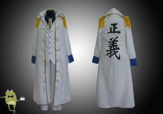 One Piece Admiral Aokiji Kuzan Cosplay Costume Marine Coat #cosplay #costume #kuzan #aokiji