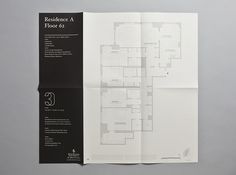 Floor plan for Four Seasons private residence Thirty Park Place designed by Mother #design #layout #print #floor plan #type