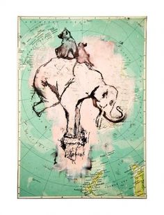 companionship-click.jpg (766×999) #baker #elephant #james #poster #art #monkeys