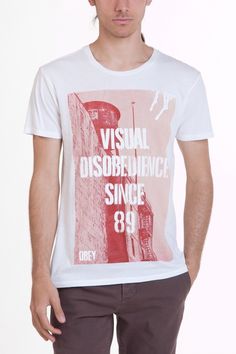 OBEY CLOTHING - OBEY DISOBEDIENCE THRIFT TEE #tee