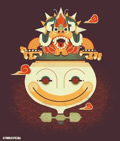 Albino Raven Bowser The Big Shelled Dragon #bowser #illustration #design #character