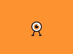Dribbble - The all seeing OA by Fuzzco™ #carolina #icon #highlight #fuzzco #orange #eyeball #eye #symbol