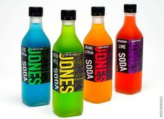 ETHAN CLARK #jones #packaging #vibrant #colours #bottles #soda