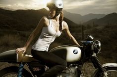 NOW AND THEN #model #motorbike #caferacer #girl #racer #photography #bike #nowandthen #motorcycle