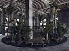 CJWHO ™ ("Vu'òn The Garden" by Bureau A "Vu'òn The...) #installation #design #interiors #architecture #art #garden