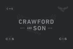 Crawford & Son Logo, Branding, Identity - Paul Tuorto
