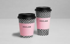 Xoclad #cups #pattern #anagrama #branding #identity #coffee