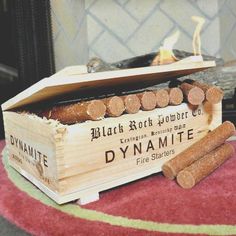 Dynamite Fire Starter Box #gadget #home
