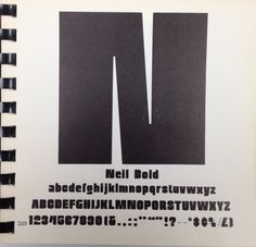 Daily Type Specimen | CanadaType, who published a revival, write "This... #type #specimen #typography