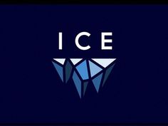 Dribbble - ICE by Michael Spitz #logo #ice #crystals