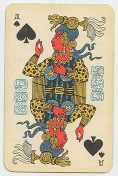FFFFOUND! | English Russia » The Soviet Mayan Playing Cards #joekr