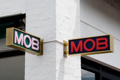 Mob Camberwell Branding - Mindsparkle Mag Pop & Pac from Australia created another beautiful branding for MOB draws a crowd with its irresistibly rebellious charm. #logo #identity #branding #design #color #photography #graphic #design #gallery #blog #project #mindsparkle #mag #beautiful #portfolio #designer