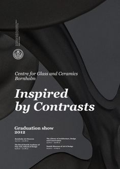 Centre for Glass and Ceramics Graduation show #print #poster
