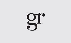 GR Communications by Ascend Studip #mark #logo #identity #typographic