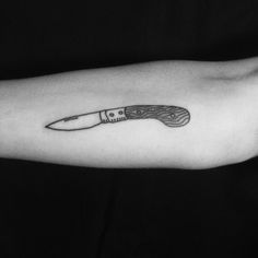 #black #tattoo #illustration #joaquinmotor #knife #buenosairestattoo joaquinmotor.com.ar